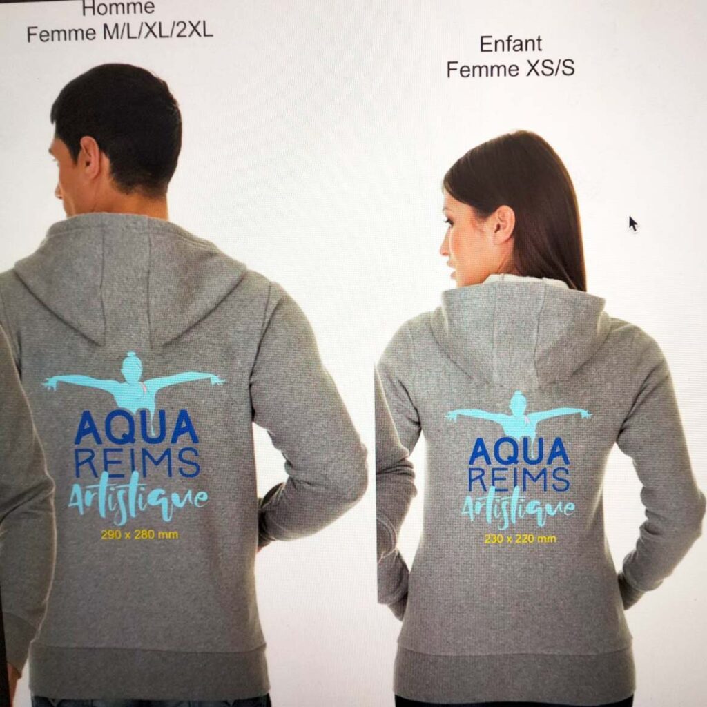 Sweat Aqua Reims Artistique